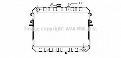 AVA QUALITY COOLING mz2046 -  Радиатор, охлаждение двигателя